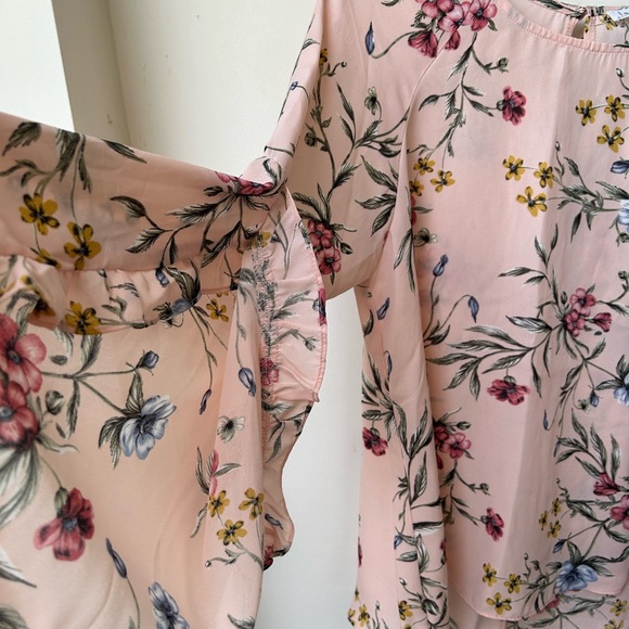 Pink Floral Blouse - Picture 1 of 2